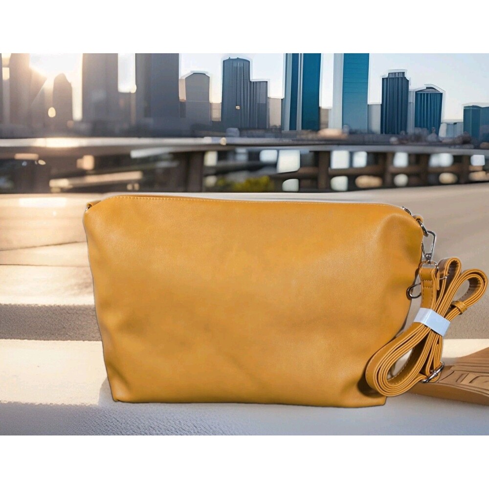 ALDO CROSSBODY PURSE SATCHEL HANDBAG  NATURAL TAN 14X9.5X4.5 ADJ STRAP NWOT